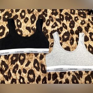 Girls Size Calvin Klein bralettes